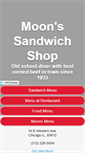 Mobile Screenshot of moonssandwichshopchicago.com